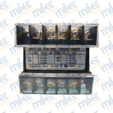 Transformador de control 20VA 60HZ JBK3-20