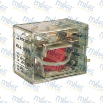 Relevadores RHL-2-12D-10H RELEVADOR DE POTENCIA 2 POLOS 2 TIROS DP-DT 10A, BOBINA DE 12V - imagen 1