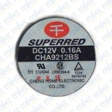 Ventiladores SUPERRED CHA9212BS 12V 0.16A 90X25 - imagen 1