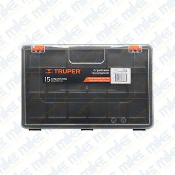 Cautines TRUPER ORG-15, ORGANIZADOR 11" CON 15 COMPARTIMENTOS - imagen 1