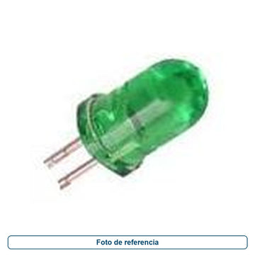 Verde Punta Redonda 3mm Pata Corta - imagen 1