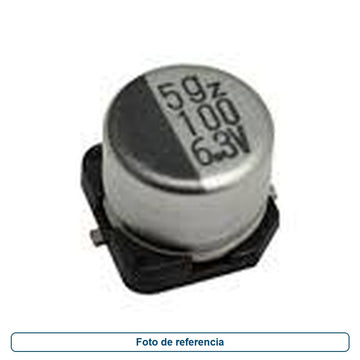 Capacitor CEMS-10/50V — Electrolítico SMD 10uF 50V - imagen 1