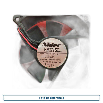 Ventilador Nidec Beta SL D08T-12PH S 12V 0.16A - imagen 1