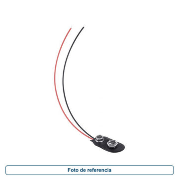 258-810 Broche Porta-pila Para Batería DE 9V - imagen 1