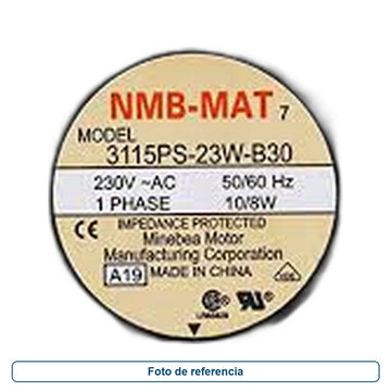 Ventilador Nmb-mat 3115PS-23W-B30 80X38 230V - imagen 1