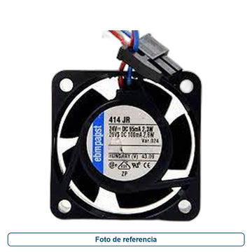Ventilador Ebmpapst 414JR 24VDC 95mA 26V 100mA - imagen 1