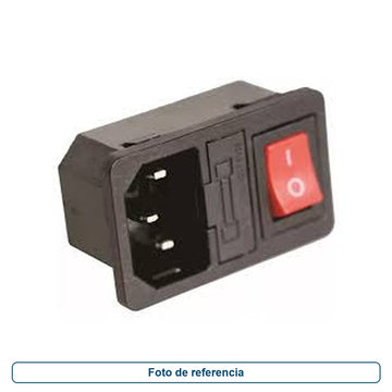 Tomacorriente Interlock CON Interruptor Alimentación 250V 10A 705-339 - imagen 1