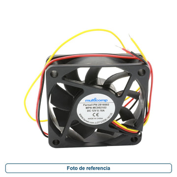 Ventilador MC002103 Axial DE Cd, 12V, Cuadrado, 60 MM - imagen 1