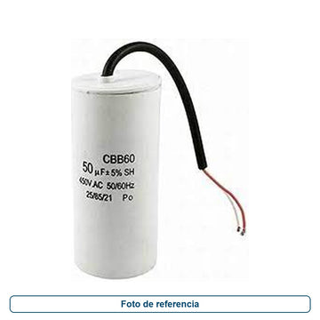 CBB60 50uF 450VAC CON Cable - imagen 1