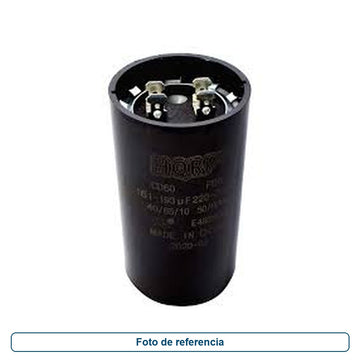 Capacitor DE Arranque DE Motor 270-324UF 110/125VAC - imagen 1