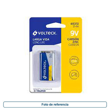 Bateria 9V Zinc Carbon ZI-9V - imagen 1