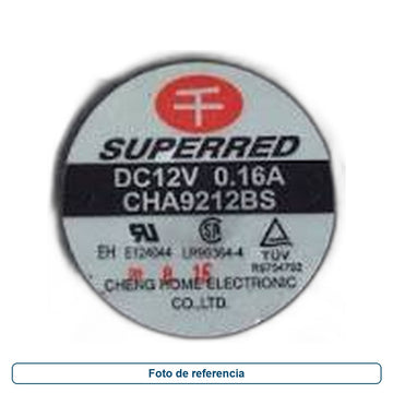 Superred CHA9212BS 12V 0.16A 90X25 - imagen 1