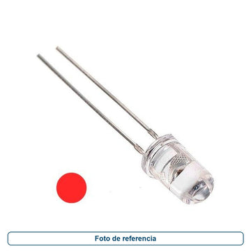 Rojo 5mm Transparente - imagen 1