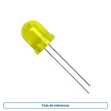 LED Amarillo 5mm Punta Redonda - imagen 1