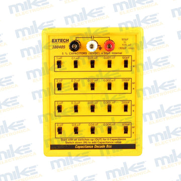 Caja de décadas de capacitancia 380405 Extech