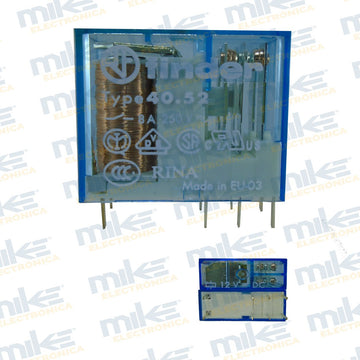 Relevador electromagnético de potencia 12VDC 8A 40.52.9.012.0000