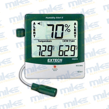 Alerta de humedad de higrotermómetro con punto de rocío 445815 Extech