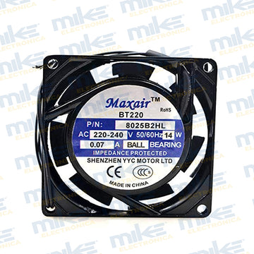 Ventilador 220V 80X25 8025B2HL MAXAIR