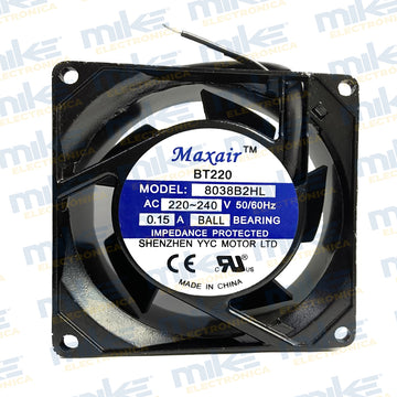 Ventilador 220V 80X38 8038B2HL MAXAIR