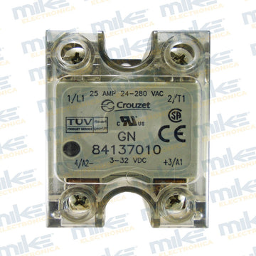 Relevador de estado sólido 3-32VDC / 24-280VAC 25A 84137010 Crozet