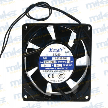 VENTILADOR 220V 92X38 9238B2HL MAXAIR