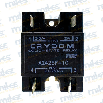 Relevador de estado sólido 90-280VAC / 240VAC 25A A2425F-10