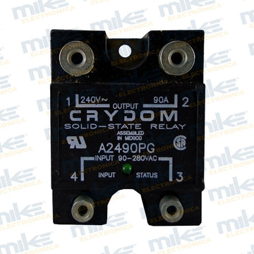 Relevador de estado sólido 90-280VAC / 24-280VAC 90A A2490PG