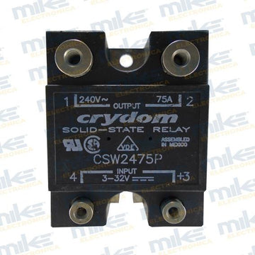 Relevador de estado sólido 3 - 32VDC / 240VAC 75A CSW2475P