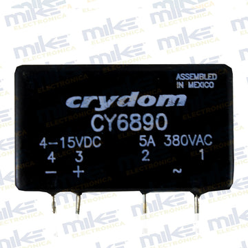 Relevador de estado sólido 4-15VDC / 380VAC 5A CY6890