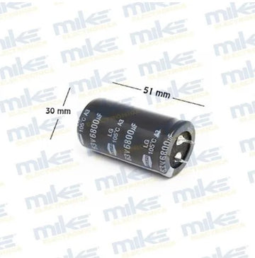 Capacitor electrolítico 6800 Uf 63 V
