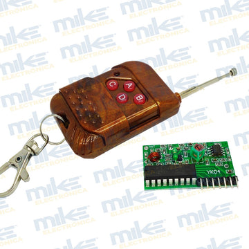 Control Remoto Emisor y Receptor RF 12V 315mhz