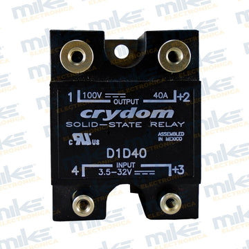 Relevador de estado sólido 3.5-32VDC / 100VDC 40A D1D40