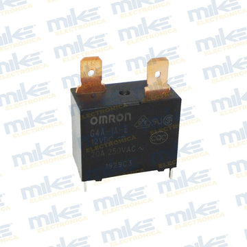 Relevador electromágnetico AC 12VDC 20A G4A-1A-E 12VDC