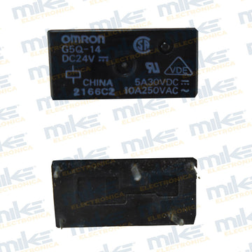 Relevador electromagnético 24VDC 5A G5Q-14