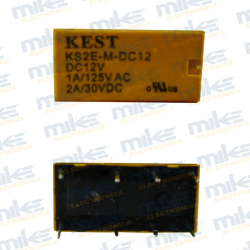 Relevador electromagnético 12VDC 1A KS2E-M-DC12