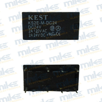 Relevador electromagnético 24VDC 2A KS2E-M-DC24