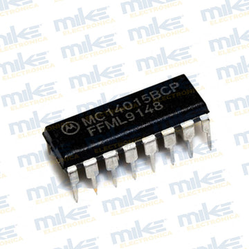 Registro de cambios estáticos dual 4 bits MC14015BCP