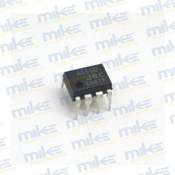 Amplificador operacional dual compensado +-18VDC NJM4558D