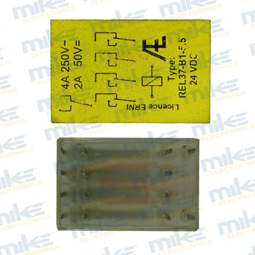 Relevador electromagnético 24V/250v 4A REL37-B1-5.5