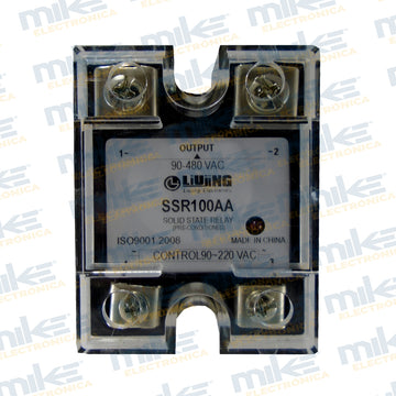 Relevador de estado sólido 90-220VAC 100A SSR100AA