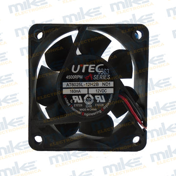Ventilador 12V 160mA 60X25 AT6025-12H2B ND1